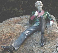 Oscar Wilde statue in Dublin